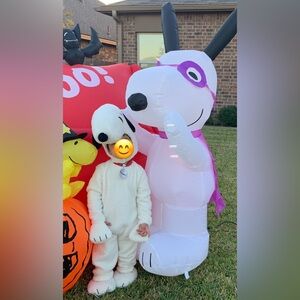 Kids Snoopy Costume - White size 3T-4T